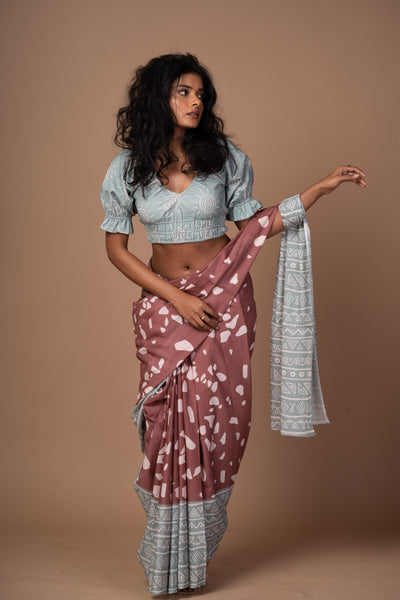 Mosaic Magic Cotton Sari