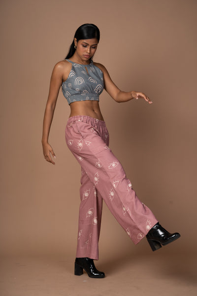The Bold Flare Pants in See me See you Pattern