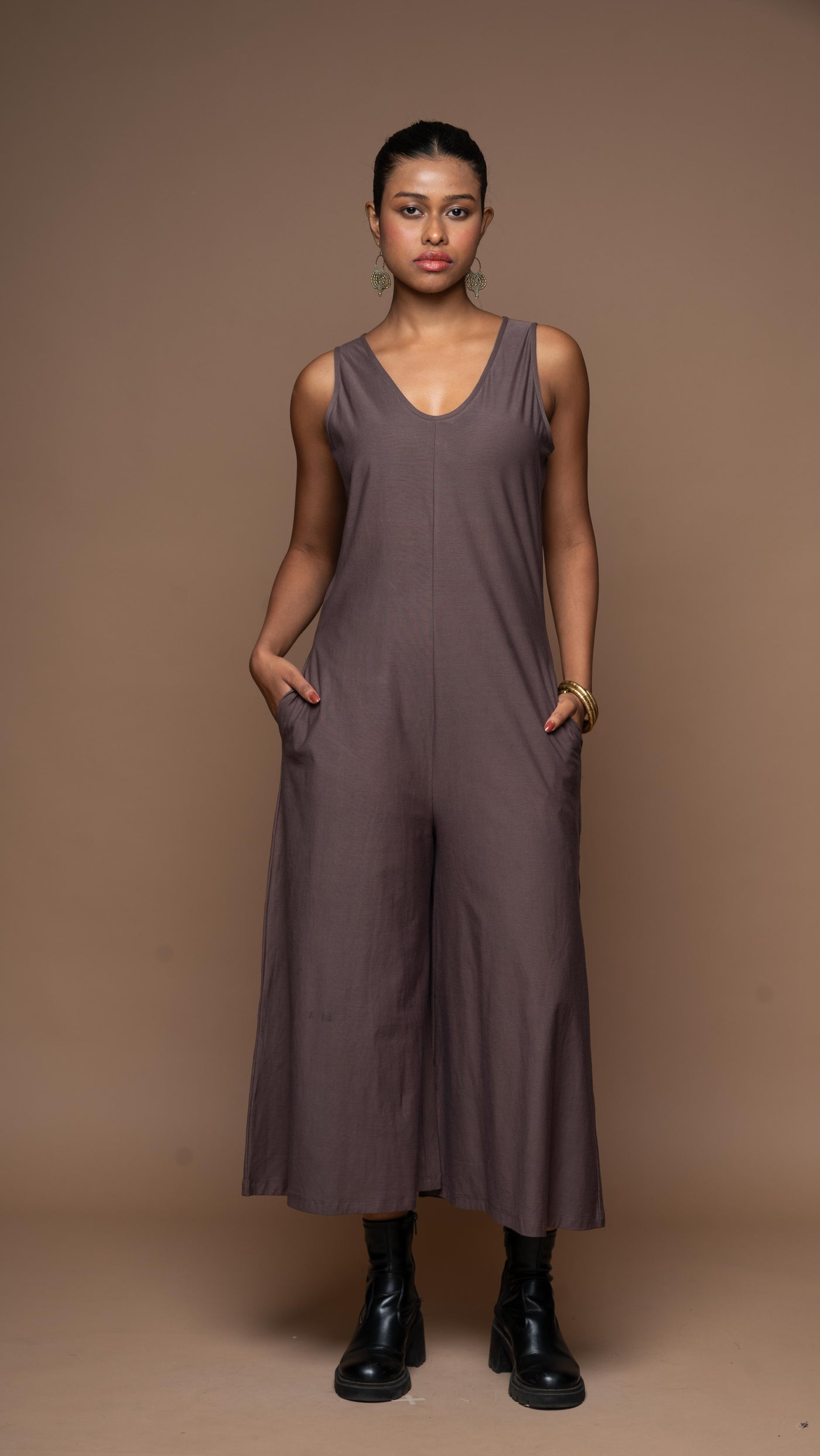 U-Radiance Jumpsuit in muted Plum