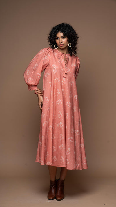 Gypsy Soul Midi Dress in 'Aroma Everywhere' pattern