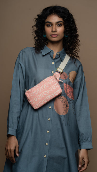 Always connected - Dusty Pink Fanny Pack