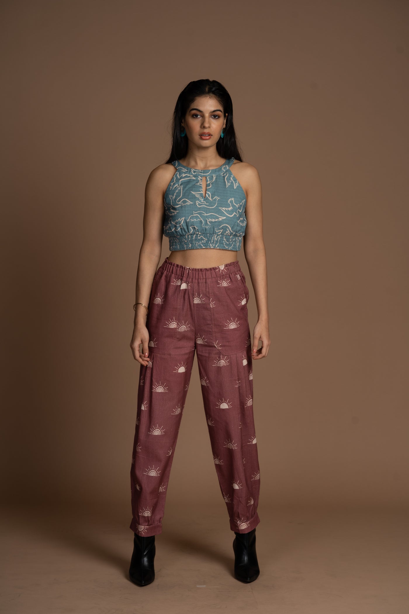 Blue Reversible Halter Bliss Bralette