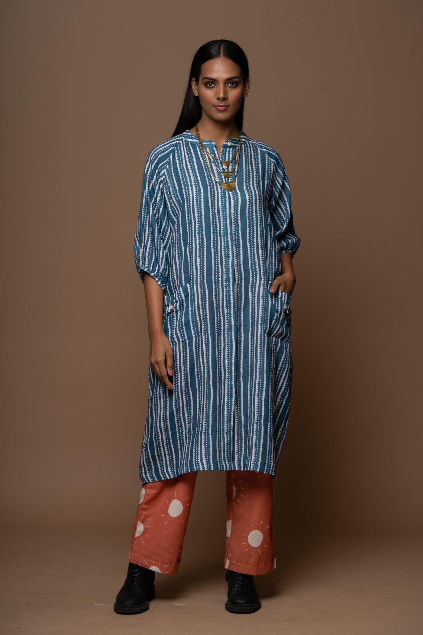 Polish Fit Pants in Sunshines On Pattern
