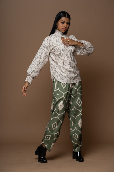 Petal Joy Pants in Moroccan Dreams Pattern
