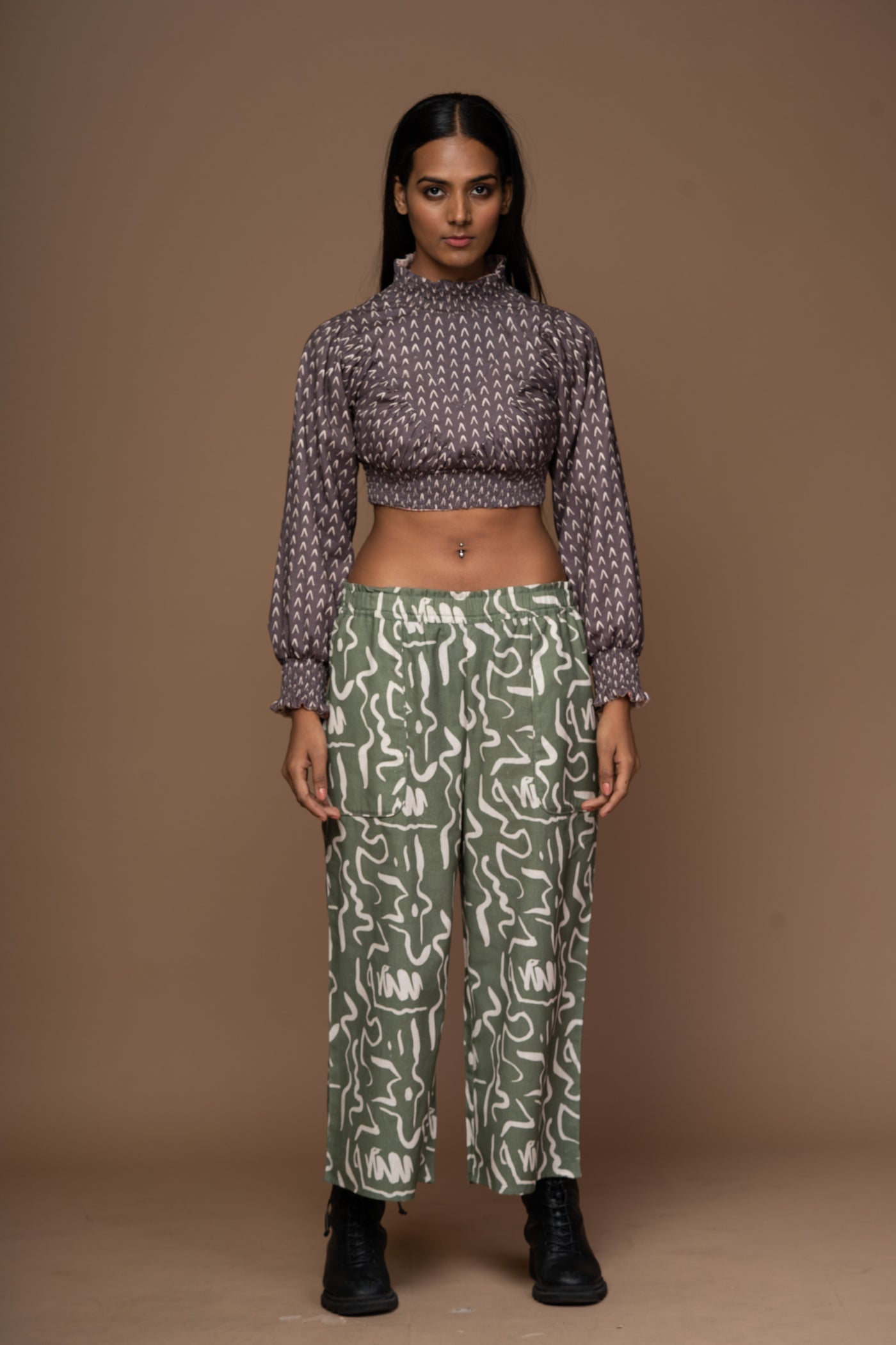 Brown Reversible Victorian Whisper Bralette