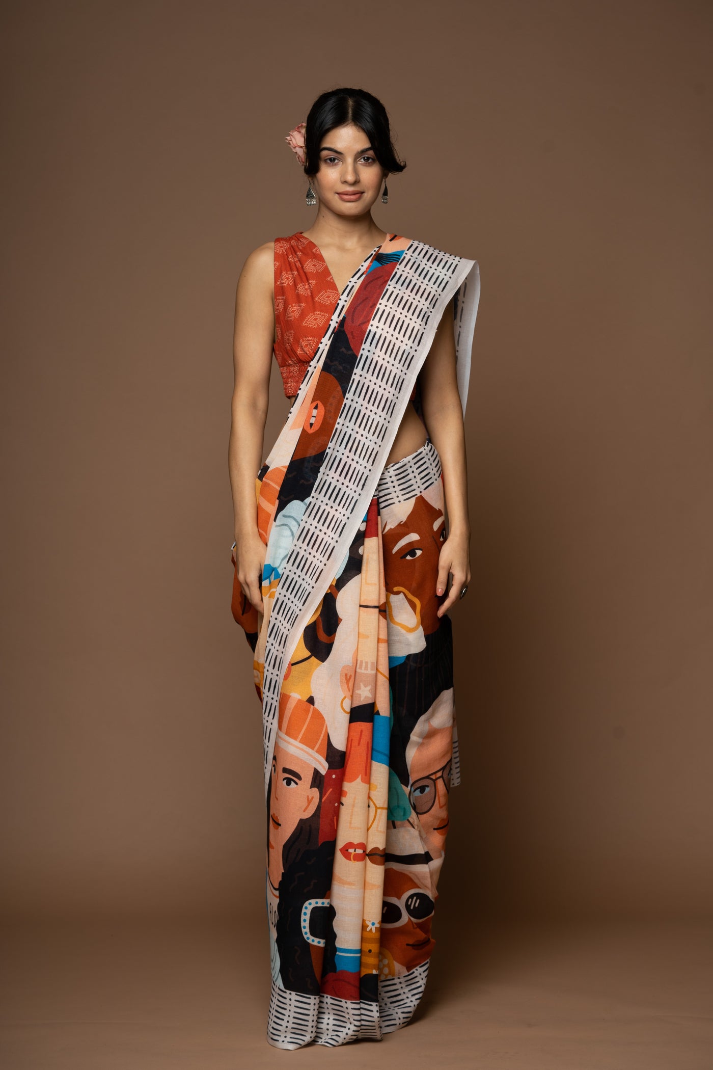 Feminine Force Cotton Sari