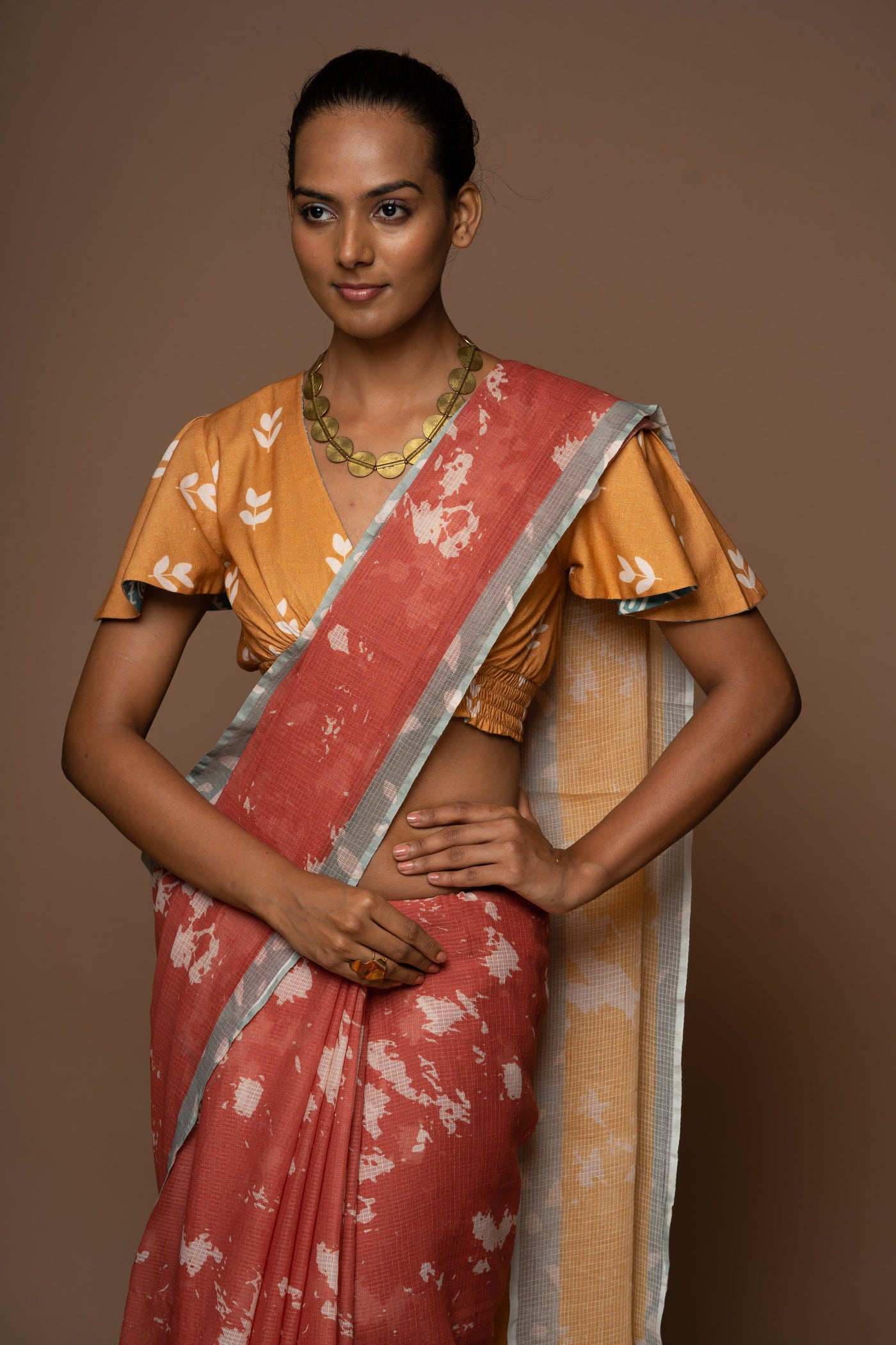 Burnt Sienna Kota Sari