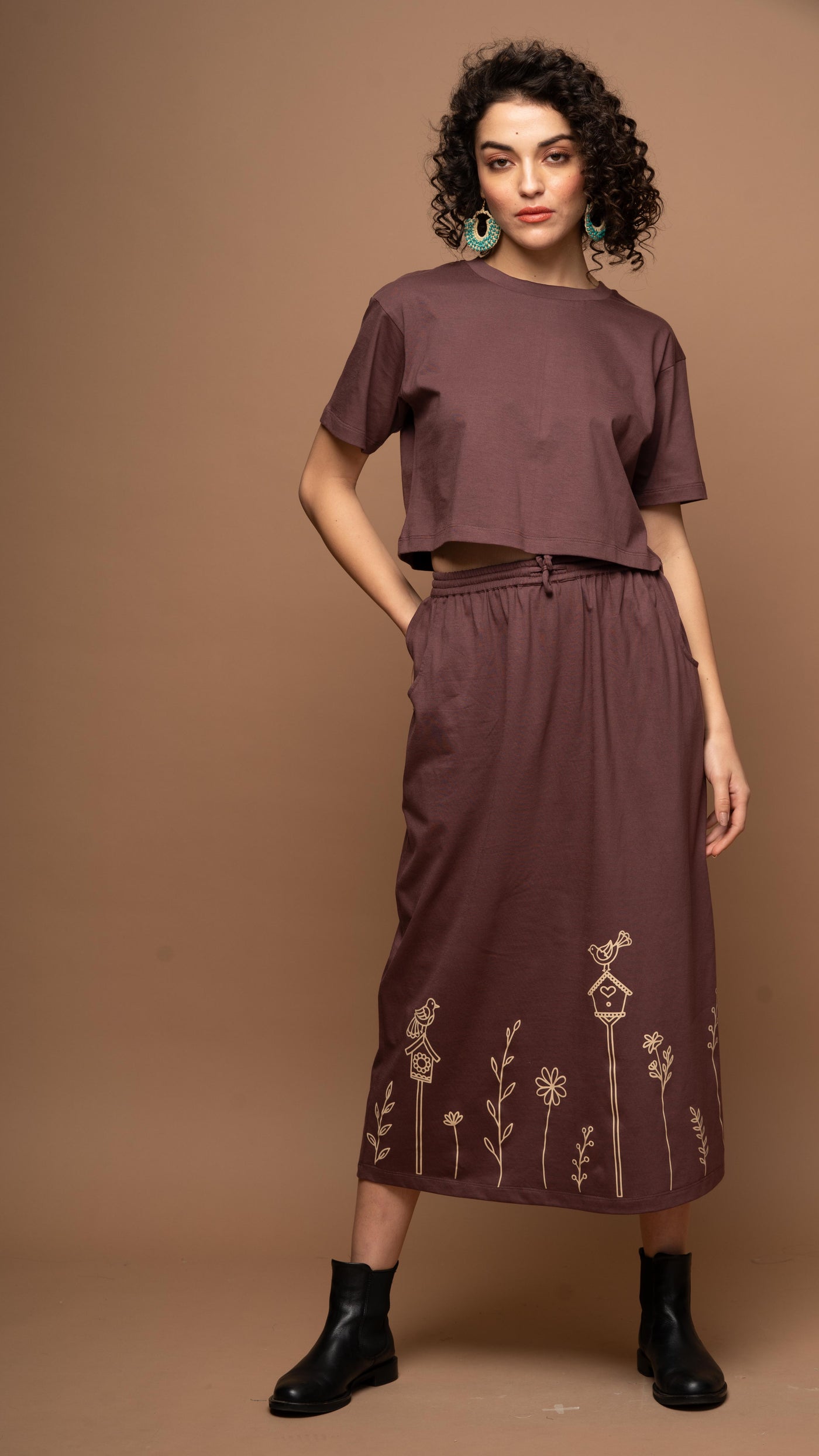 Earth Song - Muted Plum Co-ord