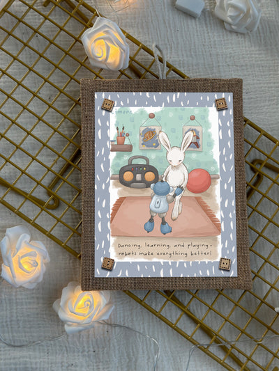Robot Buddy Wall Art