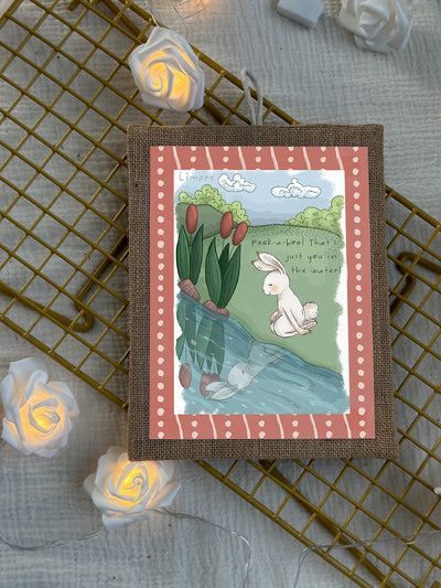 Bunny’s Reflection Play Wall Art