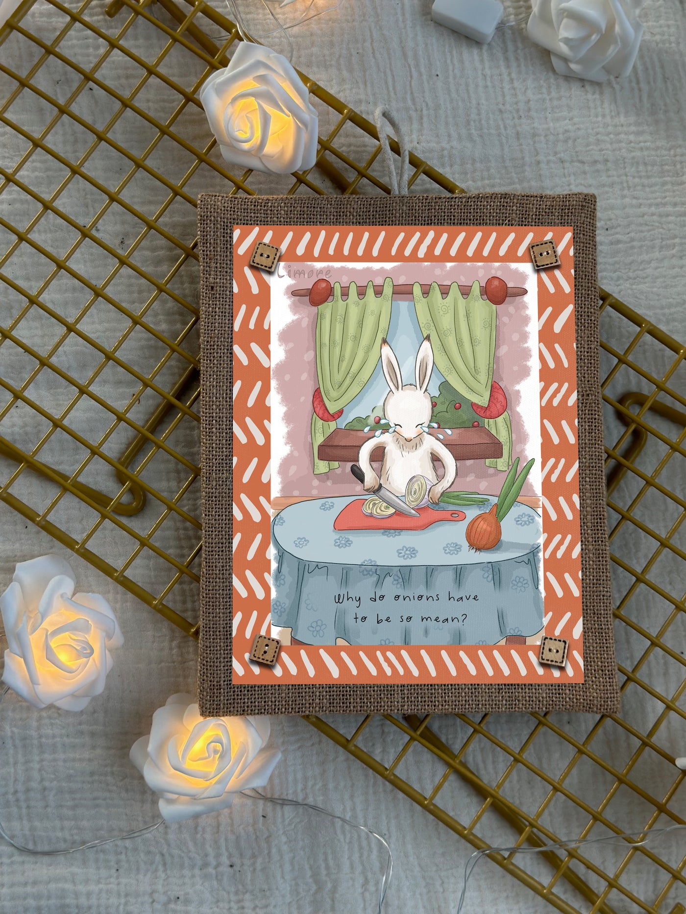 Bunny and the Onions Wall Art