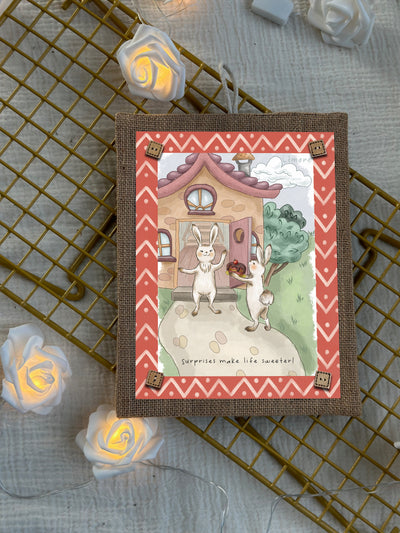 Bunny’s Sweet Surprise Wall Art
