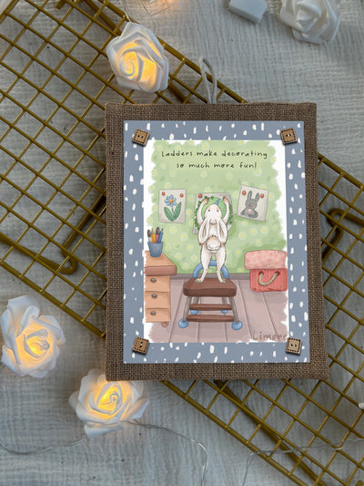Ladder Love Wall Art