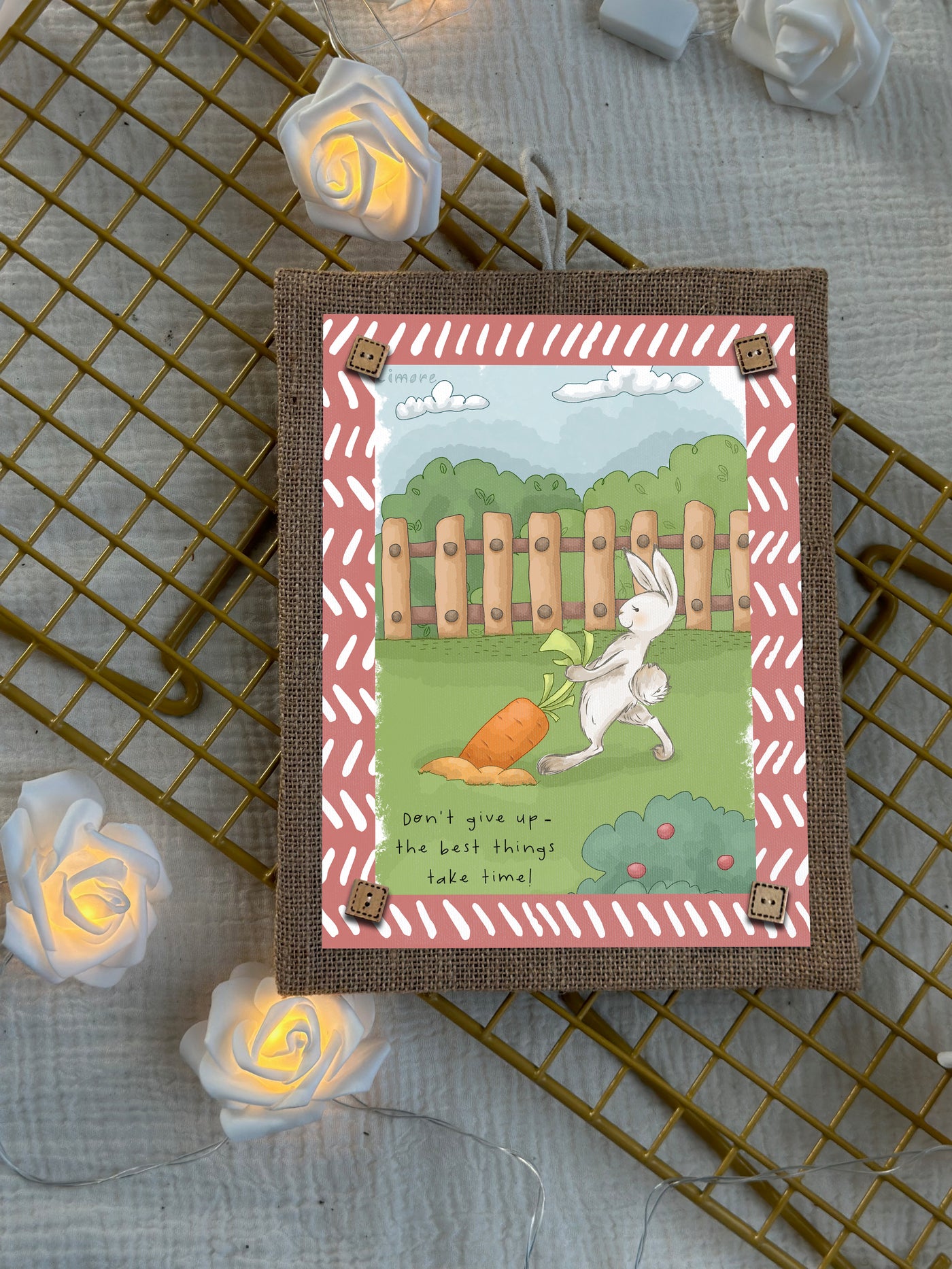 Bunny’s Determined Day Wall Art