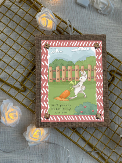 Bunny’s Determined Day Wall Art