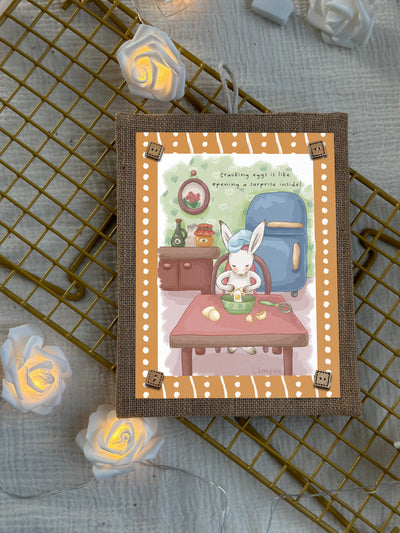 Little Chef Bunny Wall Art