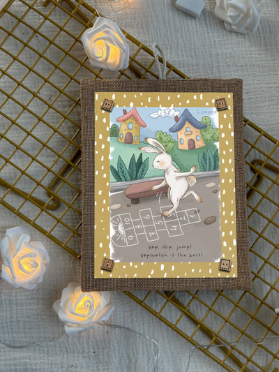 Bunny’s Hopscotch Wall Art