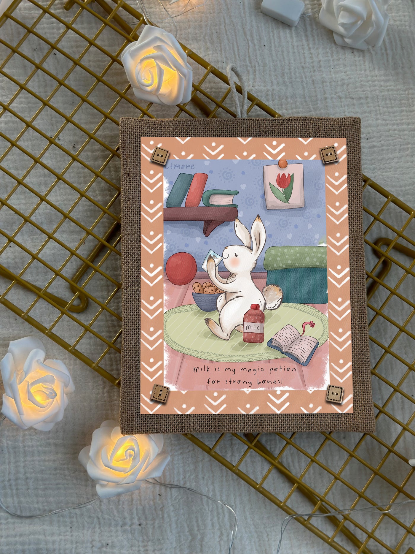 Bunny’s Magic Milk Wall Art
