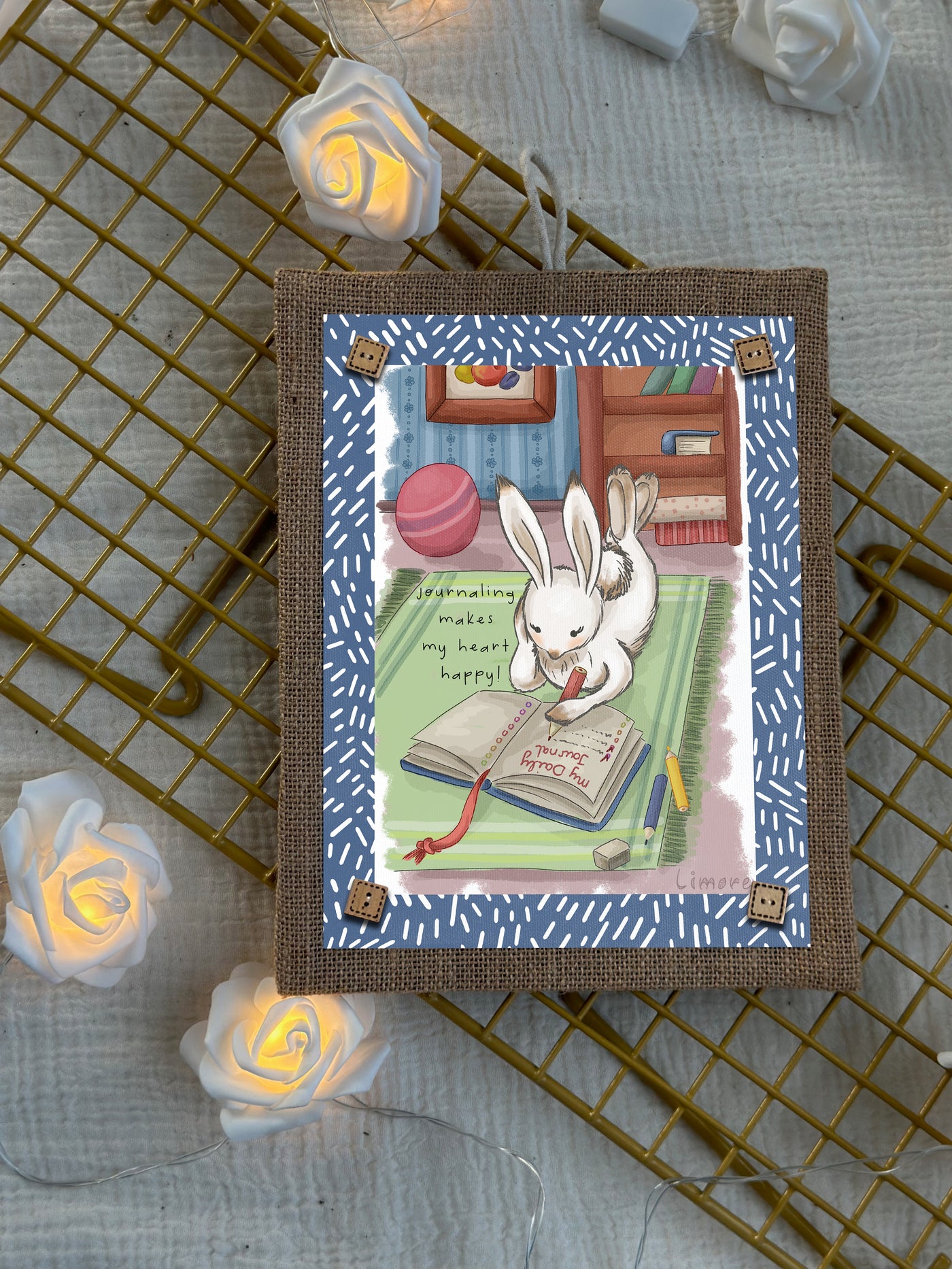 Bunny’s Joyful Journals Wall Art