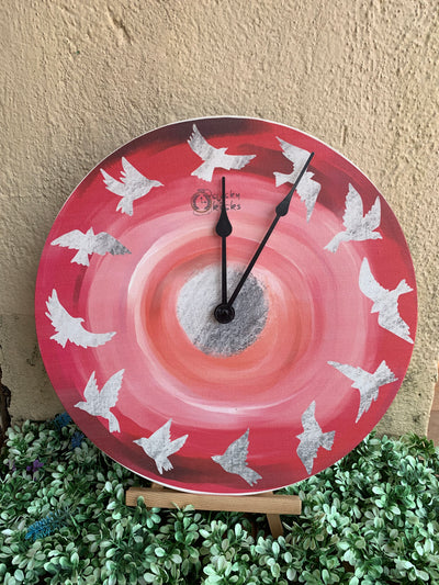 Coral Carefree Clock