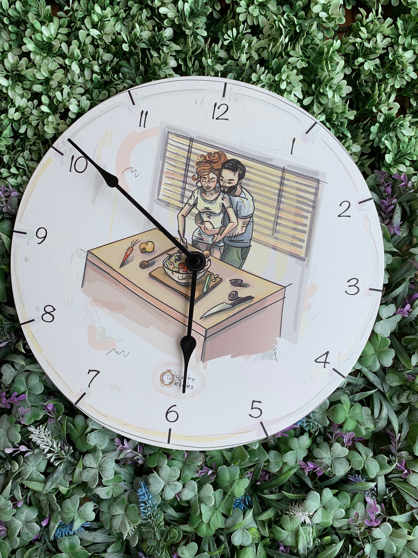 Hearty Meals Clock