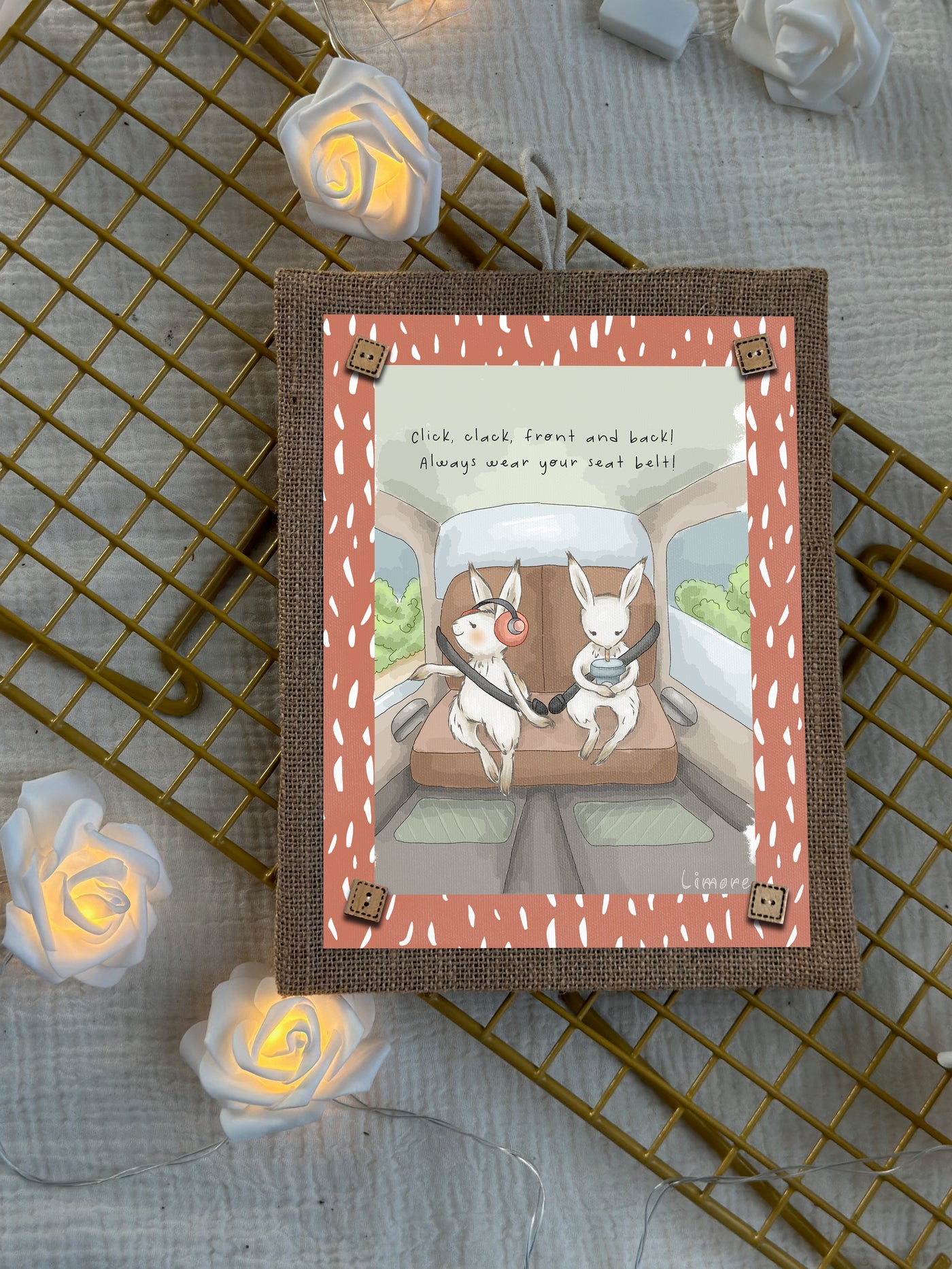 Bunny’s Buckle Up Wall Art