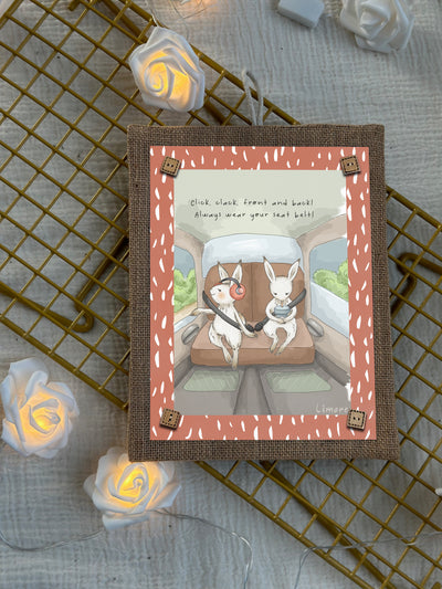 Bunny’s Buckle Up Wall Art