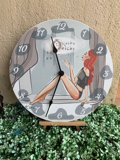 Window Whispers Clock