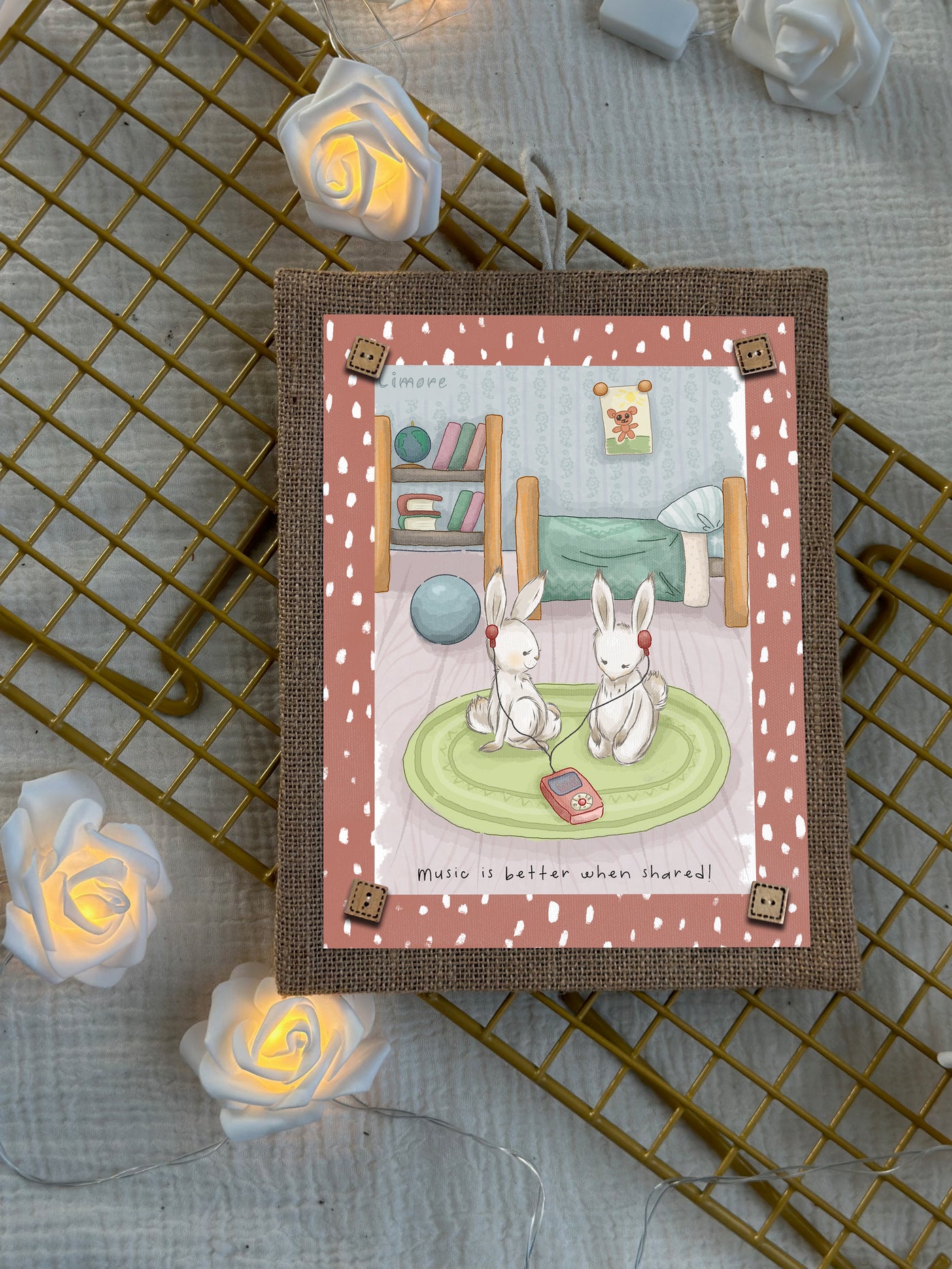 Bunny’s Shared Music Wall Art