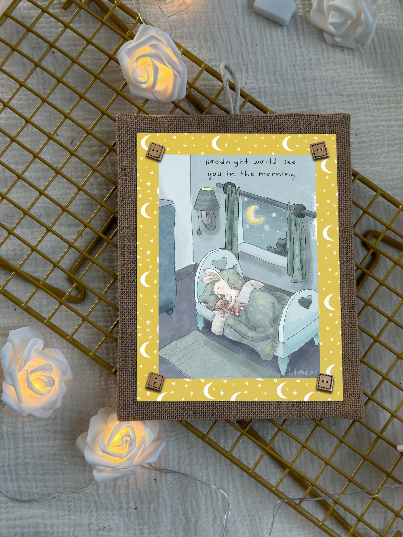 Bunny’s Sweet Dreams Wall Art