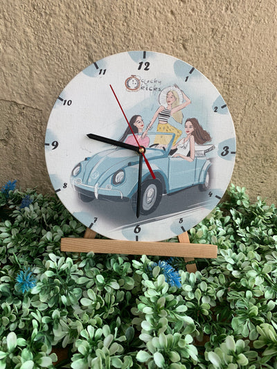 Road Trip Fun Clock