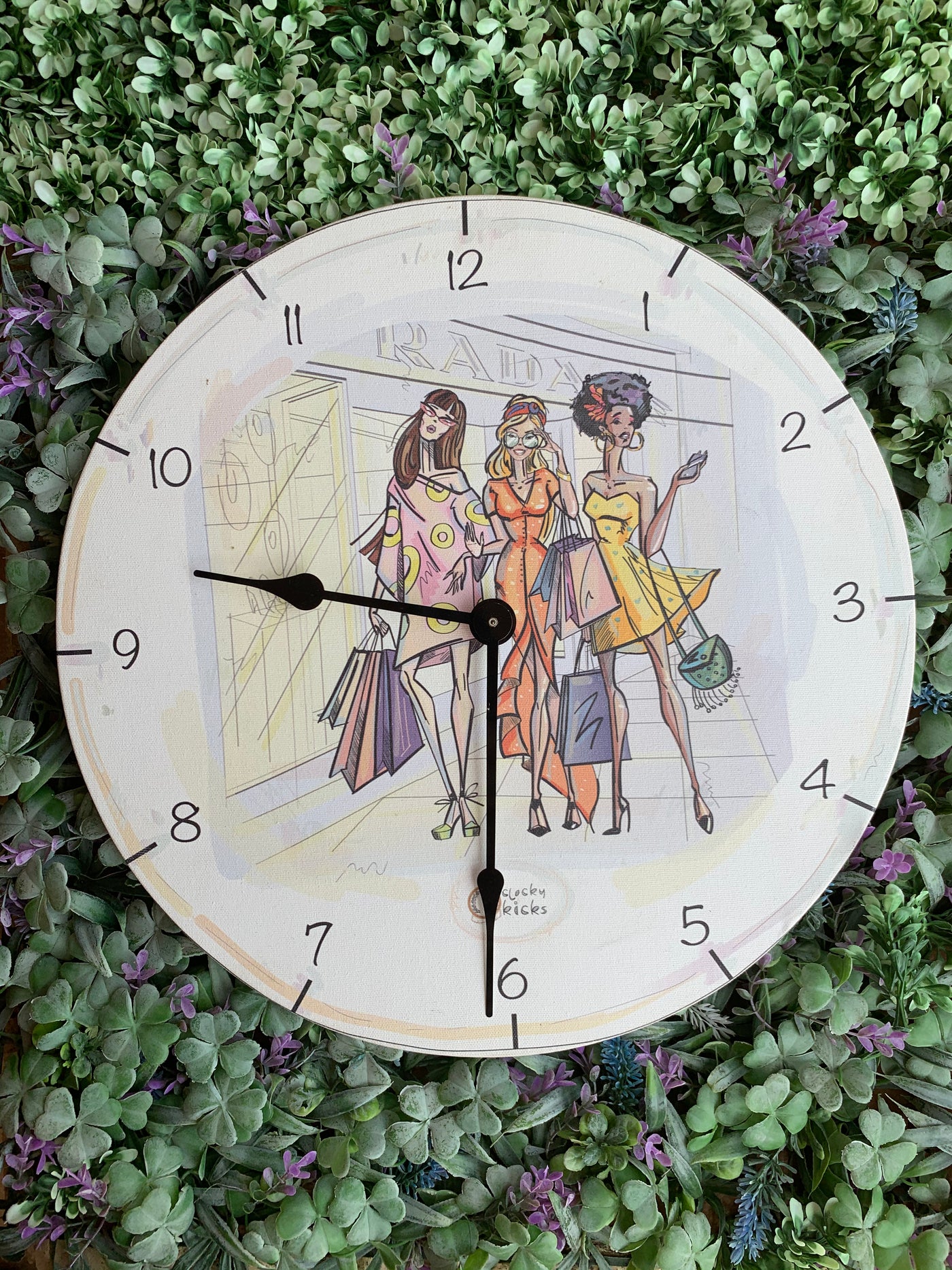 Shopping Spree Clock