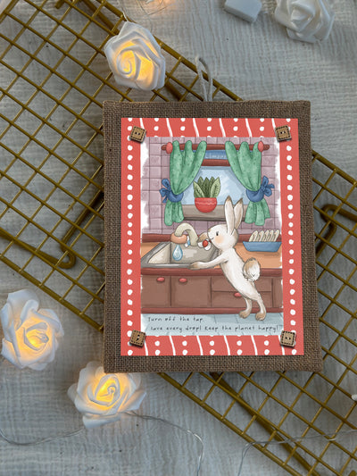 Bunny’s Water Saver Wall Art