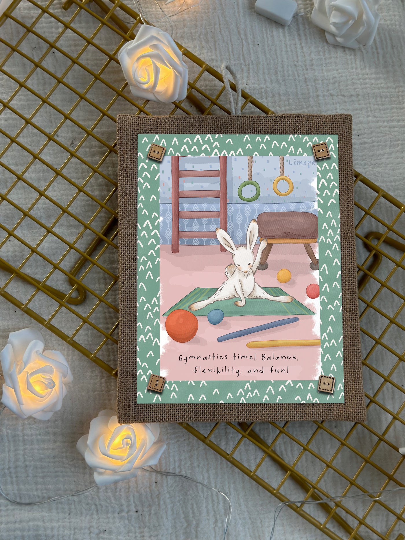 Balance Bunny Wall Art