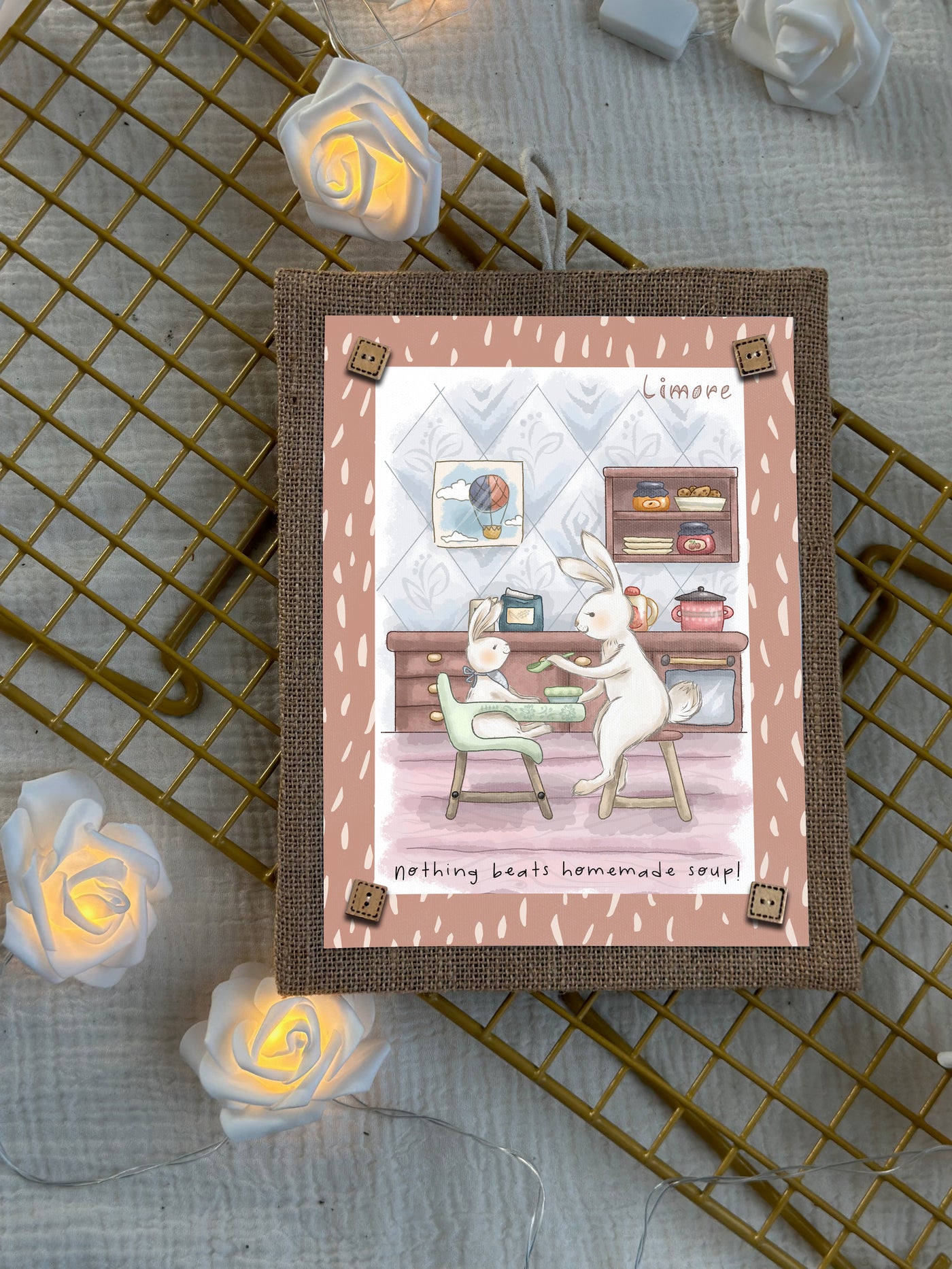 Bunny’s Soup Time Wall Art