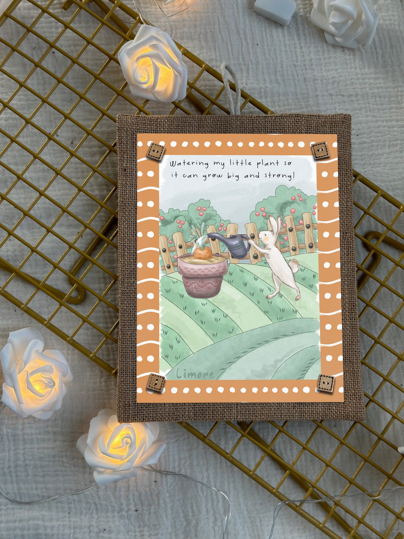 Bunny’s Garden Day Wall Art