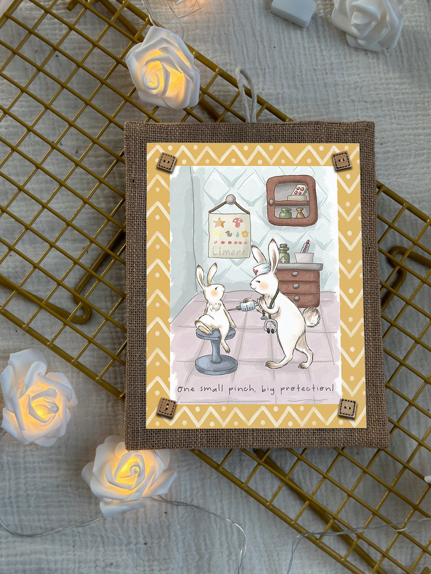 Brave Bunny Wall Art