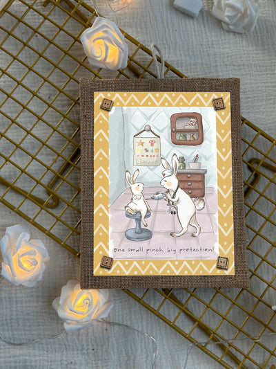 Brave Bunny Wall Art