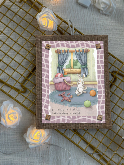 Take a Breath Bunny Wall Art