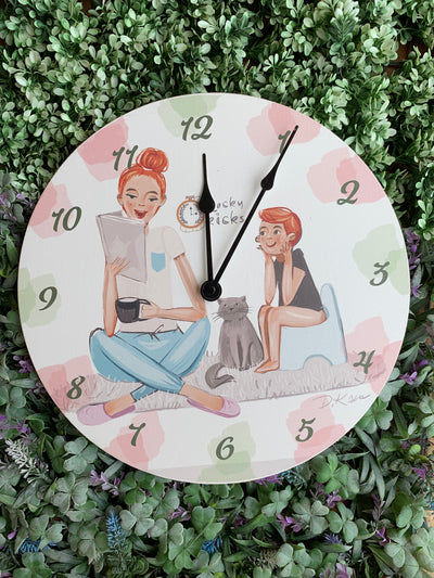 Bathroom Storytime Clock