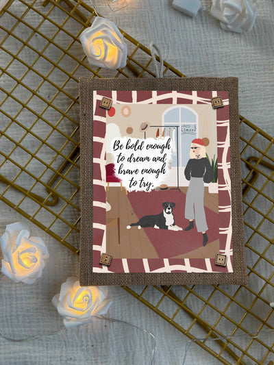 Courage to Try Boho Wall Art