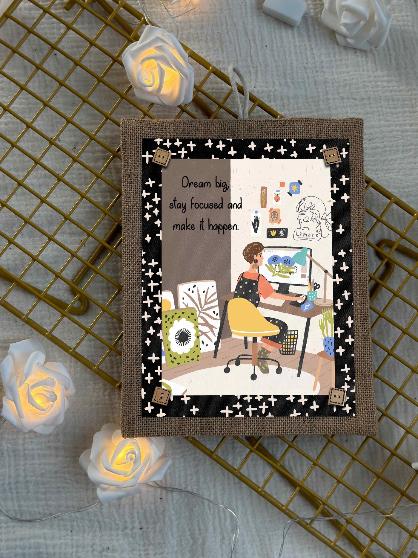 Make It Happen Boho Wall Art