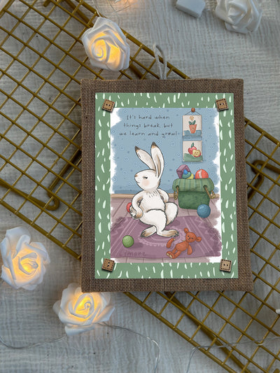 Bunny's Tough Day Wall Art