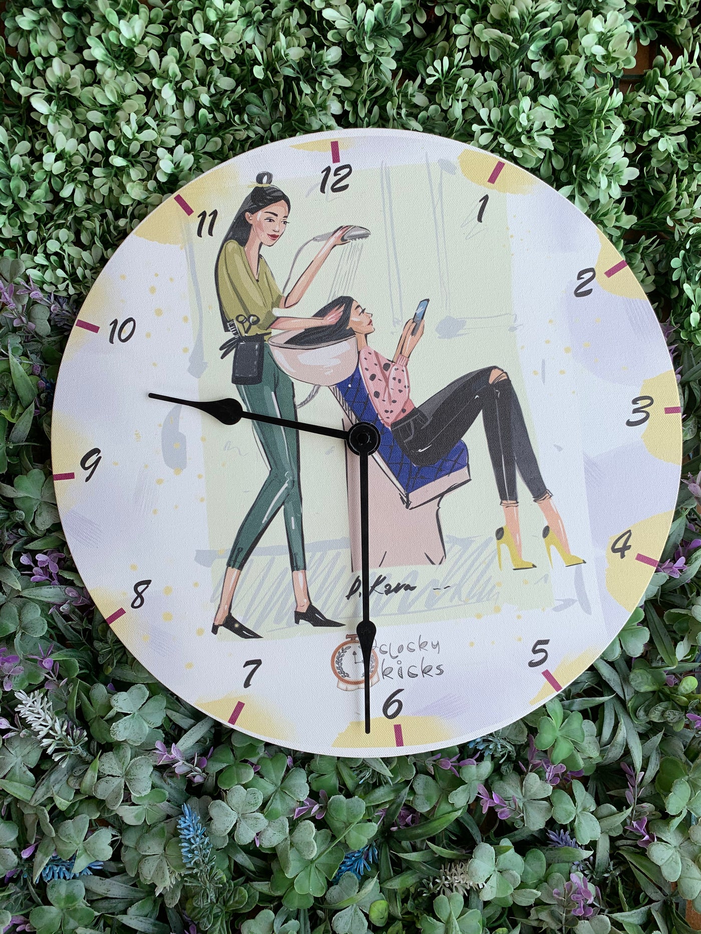 Relaxation Oasis Clock