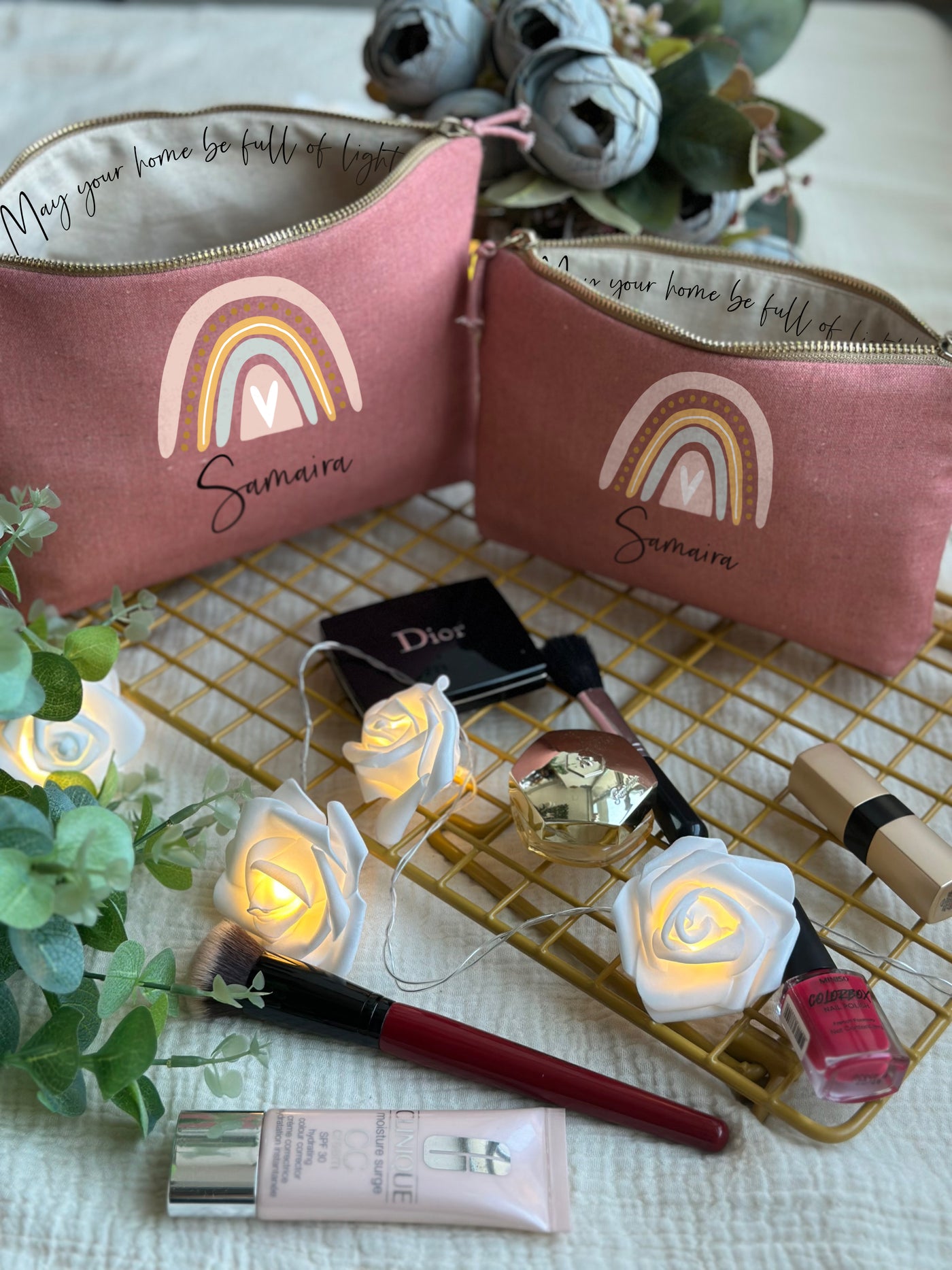 Hues of Heart Makeup Pouch