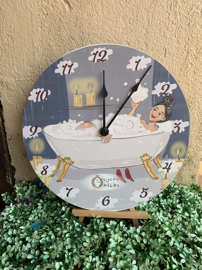 Bubbles and Bliss Clock