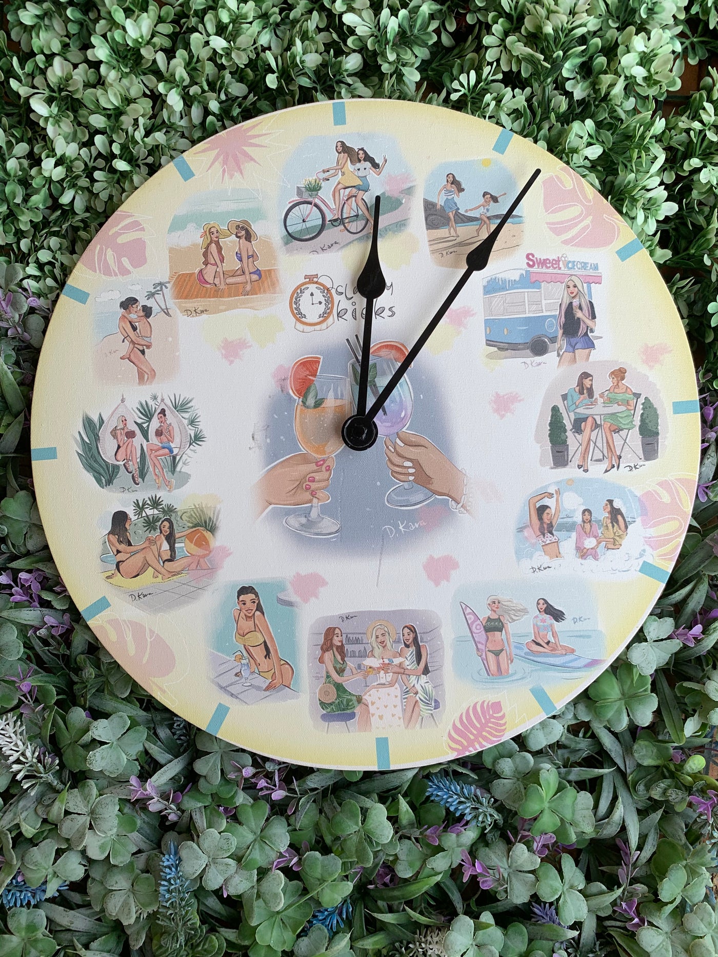 Summer Bliss Clock