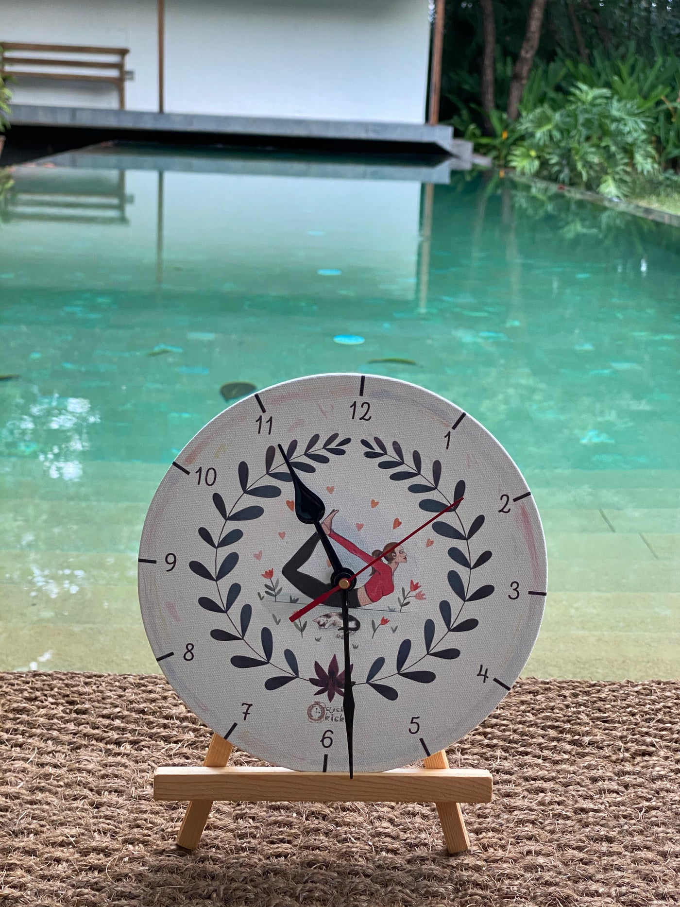 Mindful Minutes Clock: Yoga Clock Series