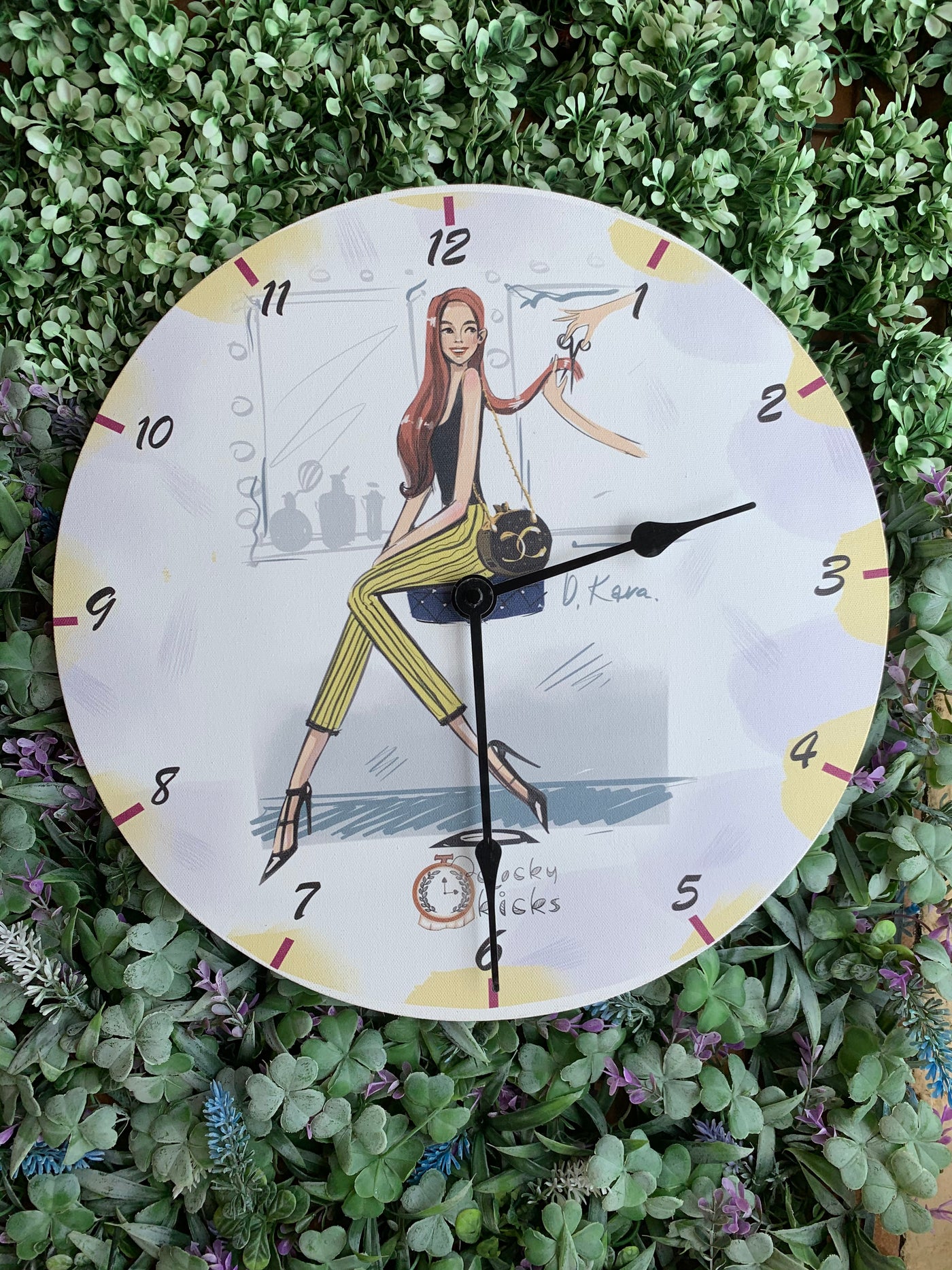 Scissor Stories Clock