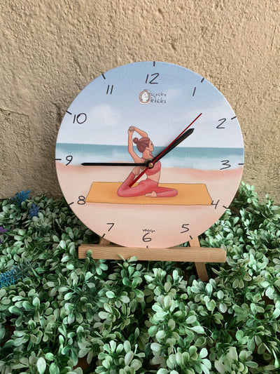 Yoga Bliss Clock